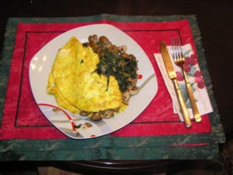 Omelette Mit Pilzen Und Spinat Rezepte Suchen