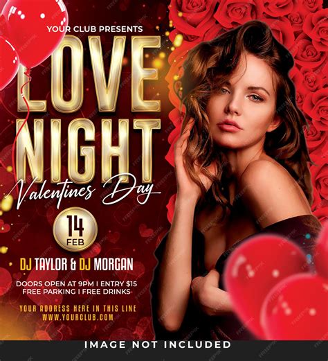 Premium Psd Valentine Day Flyer Psd Template