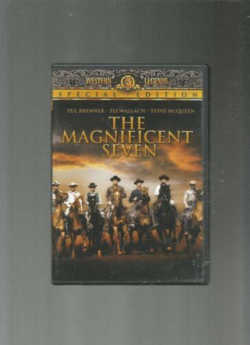 The Magnificent Seven Yul Brynner Steve Mcqueen Dvd Ebay