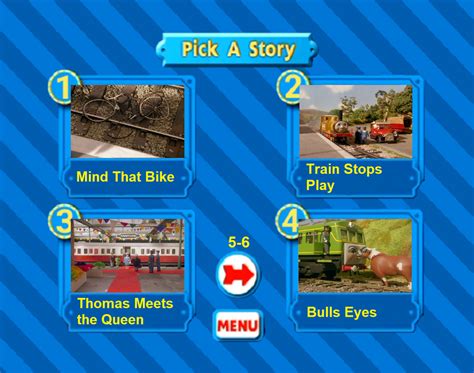 Thomas Meets The Queen Pick A Story Menu 1 By Milliefan92 On Deviantart