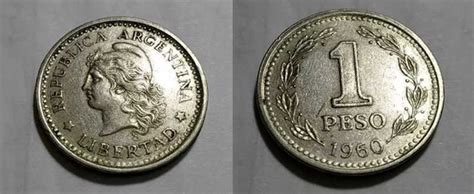 Moneda 1 Peso Argentino 1960 Mercadolibre 📦