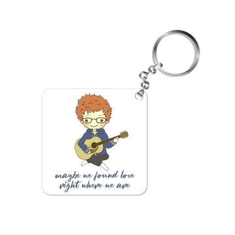 Ed Sheeran Keychain Thinking Out Loud At Rs 199 00 Keychains Id