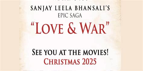 Sanjay Leela Bhansali Announces Love And War Starring Alia Bhatt