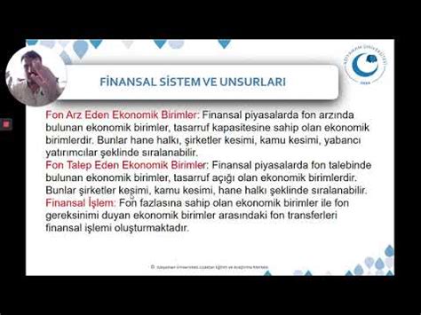 BVS 201 SERMAYE PİYASASI ve YATIRIMLAR 1 HAFTA BÖLÜM 1 YouTube