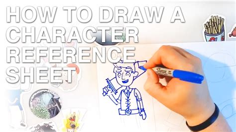 How To Draw A Character Reference Sheet Youtube