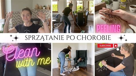 NEW POSPRZĄTAJMY RAZEM PO CHOROBIE DOMOWY PEELING CLEAN WITH ME