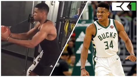 Rare Footage Of Giannis Antetokounmpo Training Years Before Sign His Max Extension Contract