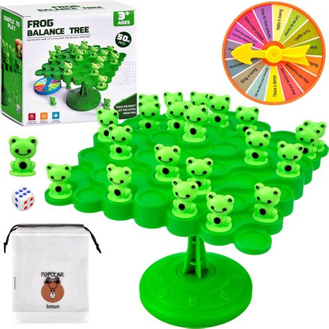 Vibbang Juego de Árbol de Equilibrio de Rana Juguet de Matemáticas