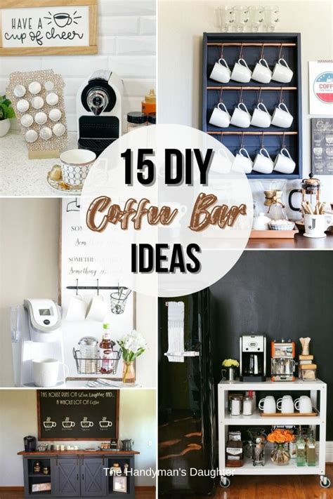 Diy Coffee Bar Ideas For Your Home The Handyman S Daughter