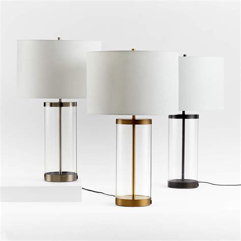 Promenade Table Lamp With Usb Port Crate And Barrel