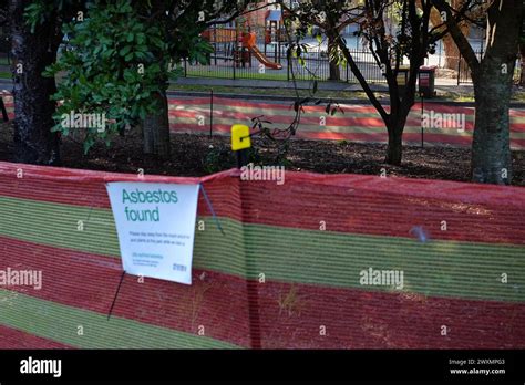 Hazard Fencing Around Garden Beds And Trees In Cook And Philip Park The