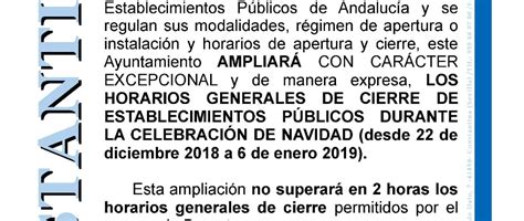 Bando Ampliaci N Horario De Cierre Establecimientos Comerciales En Navidad