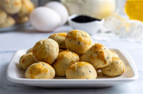 Biscoitos De Ervas Tradicionais Biscoitos Artesanais Feitos Com Cominho Preto São Da Culinária