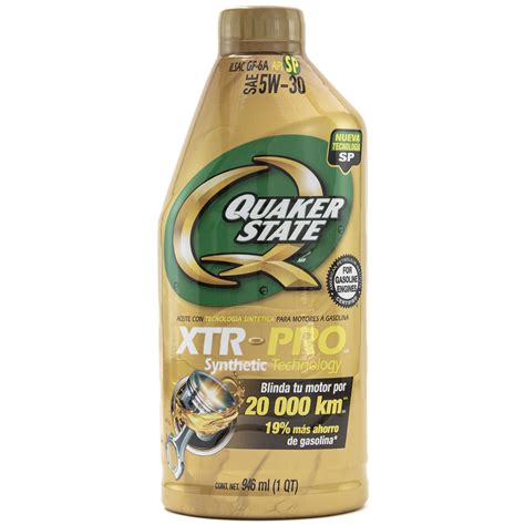 Aceite Sint Tico Multigrado Sae W Xtr Pro Quaker State