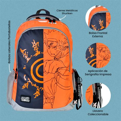 Ripley Mochila Premium Original Naruto Shippuden Naruto Jinchuriki