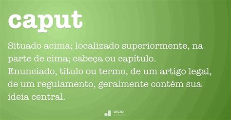 O Que Significa Caput
