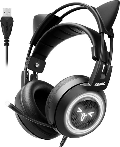 SOMIC G951black Gaming Headset For PC PS4 Laptop 7 1 Virtual