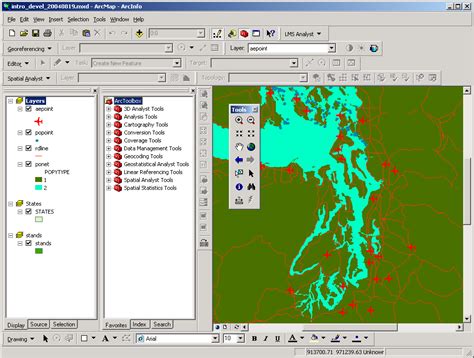 The Arcgis Graphical User Interface Gui