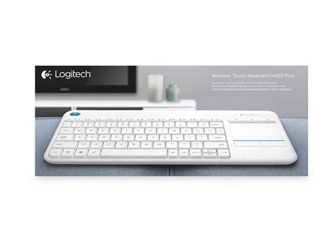 Logitech Wireless Touch Keyboard K400 Plus White Compèl Computers