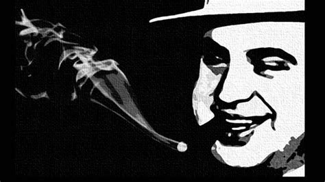 Download Al Capone Black Art Wallpaper