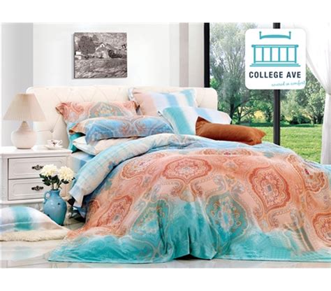 Florid Meld Twin Xl Comforter Set College Ave Designer Series Dorm