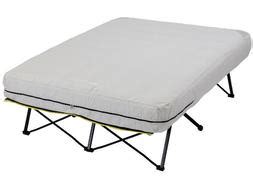 Queen Size Airbed Cot Steel Frame Camping Mattress