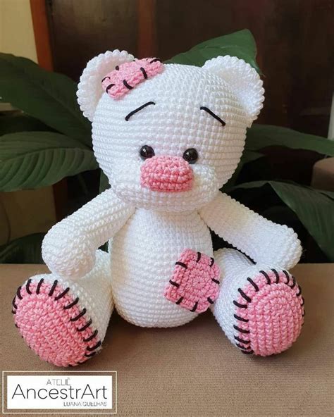 Crochet Cartoon Characters Amigurumi Patterns Crochet Teddy Bear