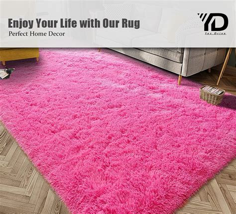 Shaggy Rugs For Bedroom Living Room Ultra Soft Shag Fur Carpets For