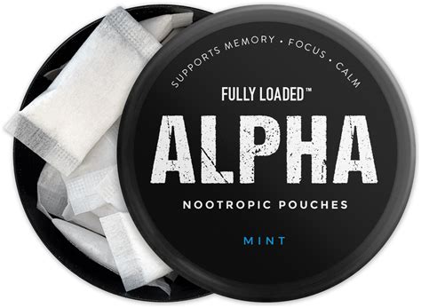 Mint Alpha Pouches Supports Memory Focus Calm Fully Loaded Llc