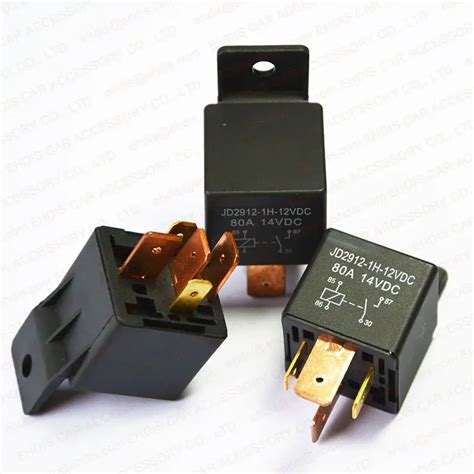 KH Car Truck Motor Relays 12V 24V DC 80A 5PIN Adjustable Flasher Relay