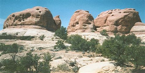 Photograph Of Rock Pinnacles In The Needles District Of Canyonlands