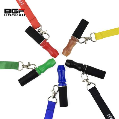 Resin Horn Hookah Mouthpiece With Lanyard Bgfhookah