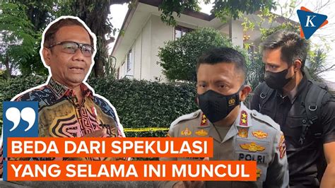 Mahfud MD Klaim Dapat Bocoran Soal Motif Kasus Pembunuhan Brigadir J