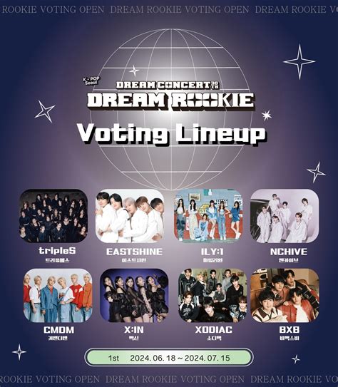 2024 Dream Concert - Dream Rookie: Voting Lineup : r/kpop