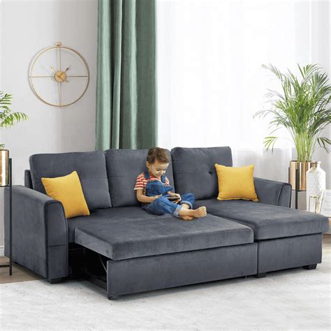 L Shaped Sectional Sleeper Sofa | Cabinets Matttroy