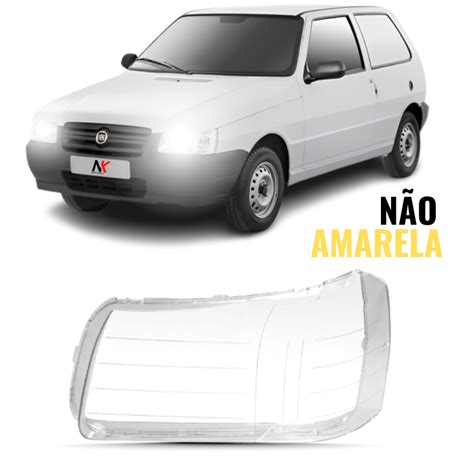 Lente Farol Fiat Uno Shopee