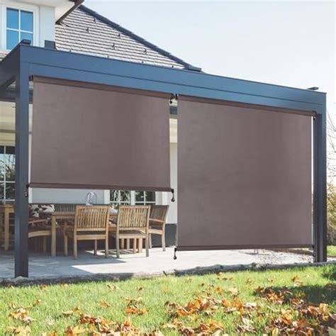 Outdoor Roller Shade Exterior Window Shades Privacy Screen Roll Up X