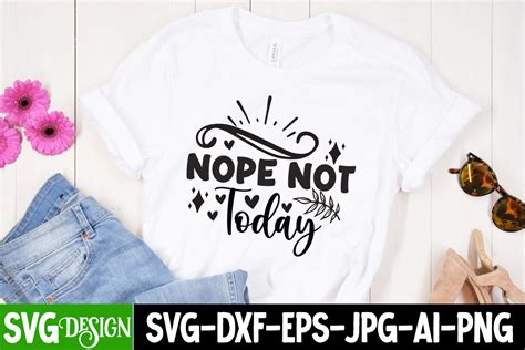 Nope Not Today Svg Cut File Graphic By Ranacreative Creative Fabrica