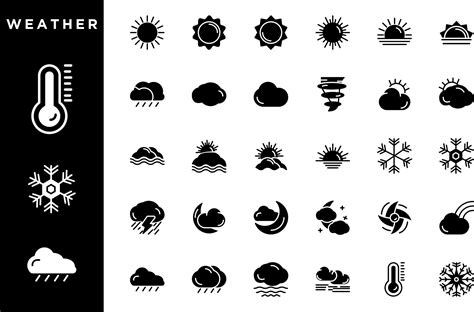 Weather Icon Set Vector For Your Design Element 4306345 Vector Art At