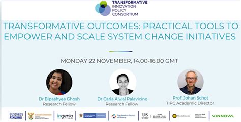 Transformative Outcomes: Practical Tools to Empower and Scale System ...