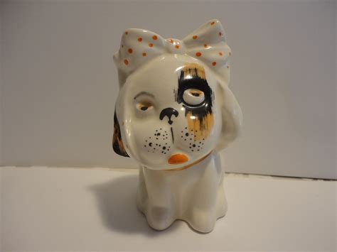 Crown Devon Art Deco Bonzo The Dog Figurine With A Toothache Etsy