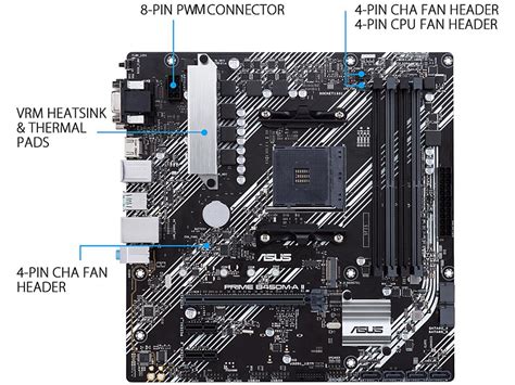 Asus Prime B450m A Ii Amd Am4 Ryzen 5000 3rd 2nd 1st Gen Ryzen Micro Atx Motherboard 128gb