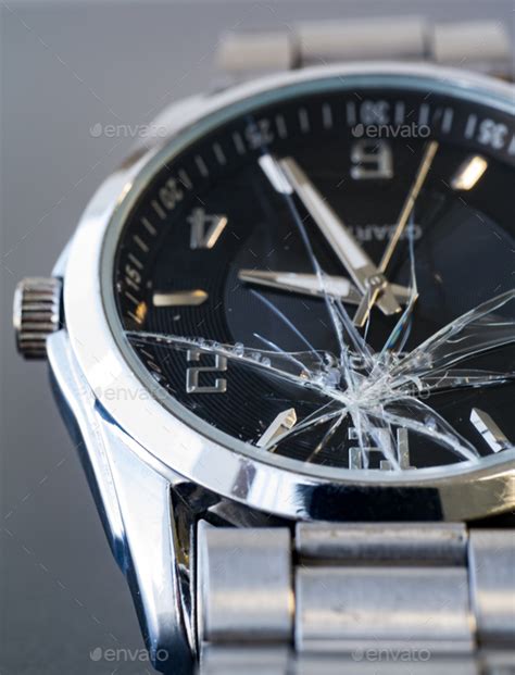 Broken Glass Watch Stock Photo By Chat9780 Photodune