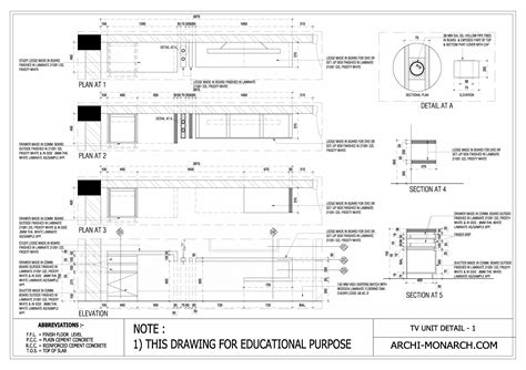 TV UNIT DETAIL ONE Archi Monarch