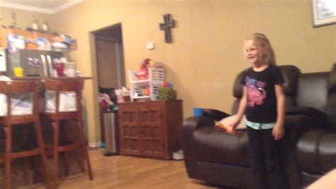 My Sister First Try At Trick Shot Youtube