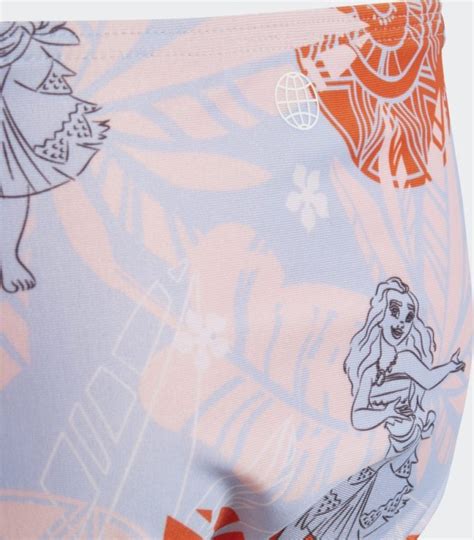 Adidas X Disney Vaiana Bikini Blue Dawn Clear Pink Semi Impact Orange