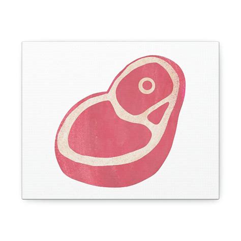 Latitude Run® Beef Unframed Illustration On Canvas Wayfair