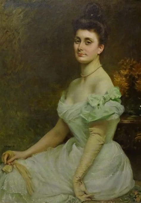 Unknown Late 19th Century Realist French School Portrait Of A