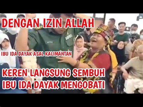 Viral Ibu Ida Dayak Mengobati Orang Sakit Langsung Bisa Bertinju