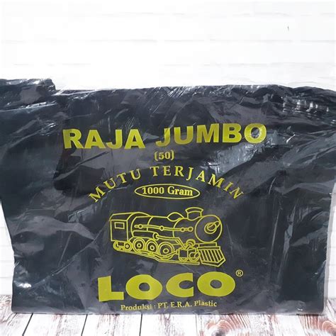 Jual KANTONG PLASTIK KRESEK JUMBO UKURAN 50CM X 75CM KEMASAN 1KG LOCO